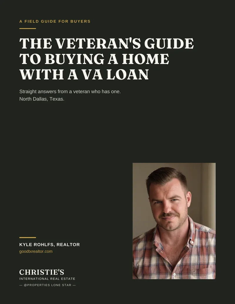 Cover of The Veteran's Guide to Buying a Home With a VA Loan, by Kyle Rohlfs, Christie's International Real Estate